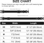Joytale Reflective Dog Collar, Soft Neoprene Padded, Metal D-Ring, Nylon Pet Collar Adjustable for Small Dogs, Black, S - Image 7