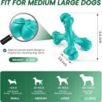 Dog Chew Toys for Aggressive Chewers Large Breed,Indestructible Bones Toy，Durable Cleaning Toothbrush Natural Rubber Dog Toys - Image 3
