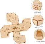 Hemobllo Hamster Tunnel Maze Toy Wooden Small Pet Toy for Pet Lab and Hamster House - Image 5