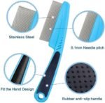 Fine Tooth Pet Comb - 3 Pack Tear Stain Remover for Dogs & Cats to Remove Fleas, Ticks, Dandruff, Tangles & Knots - Image 3