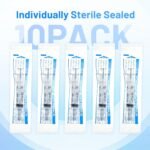20ml Plastic Syringe with Cap, Large Syringes without Needle for Liquid, Scientific Labs, Measurement, Pet Feeding ,Ink Refilling ,Oil or Glue Applicator, Individually Wrapped (10 Pack) - Image 6