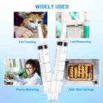 20ml Plastic Syringe with Cap, Large Syringes without Needle for Liquid, Scientific Labs, Measurement, Pet Feeding ,Ink Refilling ,Oil or Glue Applicator, Individually Wrapped (10 Pack) - Image 7