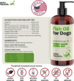 Deley Naturals Fish Oil for Dogs 2X Omega - Icelandic Fish Oil for Dogs - Dog Supplements with Omega 3 6 9 for Skin and Immunity - Vitamins and Supplements High EPA & DHA for Optimal Wellness - 946ml - Image 8