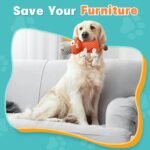 Squeaky Dog Toys - Dog Toys to Keep Them Busy Plush Dog Toys for Large, Medium, Small Dogs - Orange - Image 6