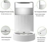 Dog Water Dispenser - 3L Automatic Gravity Pet Water Bowl for Cats & Dogs, Indoor Cat Water Fountain, Leak-Proof Dog Waterer Station, White Plastic Pet Bowl for Home Use - Image 6
