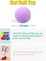 40 PCS Cat Balls, Interactive Cat Toy Balls for Indoor Cats, Enhance Agility and Playfulness, Ideal Kitten Toys for Indoor Kittens, for Small and Medium Breed Sizes - Image 3
