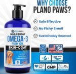 Omega 3 Fish Oil for Dogs – Liquid Fish Oil Supplement – Supports Skin & Coat, Joint Function & Overall Wellness – Easy to Serve – for All Breeds & Ages - Image 4