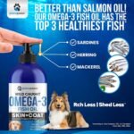 Omega 3 Fish Oil for Dogs – Liquid Fish Oil Supplement – Supports Skin & Coat, Joint Function & Overall Wellness – Easy to Serve – for All Breeds & Ages - Image 5