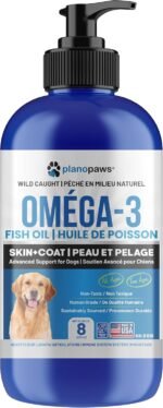 Omega 3 Fish Oil for Dogs – Liquid Fish Oil Supplement – Supports Skin & Coat, Joint Function & Overall Wellness – Easy to Serve – for All Breeds & Ages - Image 8