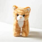 Simulation Orange Cat Plush Stuffed Animal Toy, Super Soft and Cute Cat Plush Toy Realistic Children Girl Birthday Home Decoration - Image 3