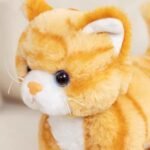 Simulation Orange Cat Plush Stuffed Animal Toy, Super Soft and Cute Cat Plush Toy Realistic Children Girl Birthday Home Decoration - Image 4