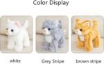 Simulation Orange Cat Plush Stuffed Animal Toy, Super Soft and Cute Cat Plush Toy Realistic Children Girl Birthday Home Decoration - Image 8