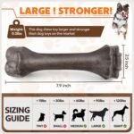 Dog Toys for Aggressive Chewers, Indestructible Dog Bones for Aggressive Chewers, Tough Dog Chew Toy for Heavy Duty Dogs, Big Dog Teething Toys with Durable Nylon for Large/Medium Breed Puppies - Image 3
