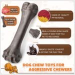Dog Toys for Aggressive Chewers, Indestructible Dog Bones for Aggressive Chewers, Tough Dog Chew Toy for Heavy Duty Dogs, Big Dog Teething Toys with Durable Nylon for Large/Medium Breed Puppies - Image 4