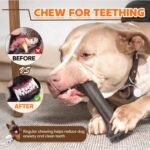 Dog Toys for Aggressive Chewers, Indestructible Dog Bones for Aggressive Chewers, Tough Dog Chew Toy for Heavy Duty Dogs, Big Dog Teething Toys with Durable Nylon for Large/Medium Breed Puppies - Image 5