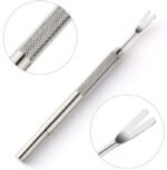 FEPITO 5 Pcs Stainless Steel Tick Remover Tool Set Pet Dogs Cats Ticks Remover Kit Including 1 PCS Tick Removal Tweezers 1 PCS Sharp Rake 1 PCS Two Clips and 1PCS Lice Comb - Image 4