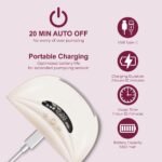 DrBash Wearable Breast Pump S21 (2 Pack) – Hands-Free Double Electric, Smart LED Display, Quiet & Leak-Proof, 3 Modes & 12 Levels, BPA-Free, Portable Breastfeeding Pump for Working Moms” (Beige-2pack) - Image 5