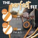 Mighty Paw Retractable Dog Leash 2.0 | 16’ Heavy Duty Reflective Nylon Tape Lead For Pets Up To 50 lbs. Tangle Free Design W/ One Touch Quick-Lock Braking System & Anti-Slip Handle. (Orange/Lite) - Image 7