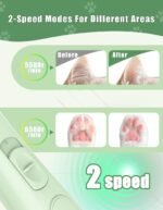 KIKETECH LED Dog Paw Trimmer - Cordless, Low Noise Dog Clippers for Grooming, Rechargeable Small Area Shaver for Cats, BeanGreen - Image 5