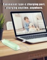 KIKETECH LED Dog Paw Trimmer - Cordless, Low Noise Dog Clippers for Grooming, Rechargeable Small Area Shaver for Cats, BeanGreen - Image 7