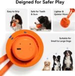 Cheerble Interactive Dog Toys, Wicked Ball Rolly, Motion Activated Dog Stimulation Toy with Rope & Barks Sound, 3 Mode Automatic Rolling Ball, E-TPU Material, Rechargeable for Small to Large Dogs - Image 6