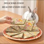 10pcs Rabbit Toys Bunny Toy Rabbit Molar Chips Timothy Hay Chew Toys with Herbal Flowers Guinea Pig Treats Hamster Snacks for Cleaning Teeth - Image 7