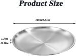 Whisker Fatigue Relief Cat Bowls - 2 Pack Stainless Steel Shallow Food & Water Dishes for Small Pets (5.5" Diameter) - Image 3