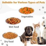 Whisker Fatigue Relief Cat Bowls - 2 Pack Stainless Steel Shallow Food & Water Dishes for Small Pets (5.5" Diameter) - Image 6