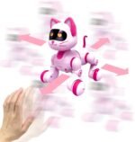 Remote Control Robot Cat Toy - RC Robotic Cat for Kids, Interactive Programmable Smart Robot Pet with Light, Sound, Touch Sensing, LED Eyes, Dance & Music, Toy Gift for Kids Boys & Girls - Image 3