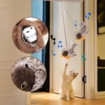 Interactive Flappy Bird Cat Toy, Interactive Cat Toys with Simulated Squeaky Birds, Chirping Flapping Bird Cat Toys, Realistic Squeaker Tweet (Moineau) - Image 3