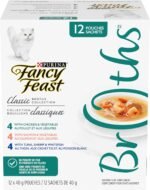 Fancy Feast Classic Broths Cat Food Complement, Collection Variety Pack 3 Flavours - 40 g Pouch (12 Pack) - Image 3