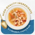 Fancy Feast Classic Broths Cat Food Complement, Collection Variety Pack 3 Flavours - 40 g Pouch (12 Pack) - Image 9