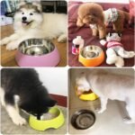 Personalized Dog Bowl Custom pet Name Puppy Dog Bowl eco-Friendly Stainless Steel Melamine Bottom Non-Slip pet Bowl cat Food Water Drink Classic Round Bowl pet Supplies (Blue) - Image 8