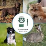 Tick Flea Remover Tool Kit 3Pcs for Dogs Cats, Lyme Prevention Plus 3 Tick Remover Tools, Eye Stain Remover Combs, Fine-Toothed Flea Comb, to Remove Fleas & Flea Eggs, Dirt, Fleas, Lice, Ticks - Image 3