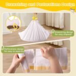 Cat Litter Box Liners 20 Count, 37”x18” Large Cat Litter Bags for Stainless Steel Sifting Litter Box and Automatic Cat Litter Box, Extra Thick Drawstring Litter Liner - Image 5