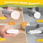 Cat Litter Box Liners 20 Count, 37”x18” Large Cat Litter Bags for Stainless Steel Sifting Litter Box and Automatic Cat Litter Box, Extra Thick Drawstring Litter Liner - Image 6