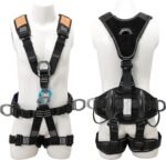 Fall Protection Full Body Safety Harness 5pt Roofing harnesses Aluminum O-Rings 8”Thick Back Support Belt Construction With Reflective Strips OSHA/ANSI Compliant - Image 3