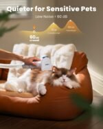 Oneisall 8 in 1 Dog Vacuum & Dryer for Shedding Grooming, Pet Clippers With Metal Blades, Adjustable Speed and Temperature Control Blower - Image 9