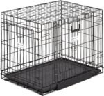 MidWest Homes for Pets Ovation Double Door Medium Folding Metal 76.2cm Long Dog Crate with Divider Panel, Floor Protecting Feet, Leak-Proof Dog Pan, Medium Dog, Black, Model 1930DD - Image 10
