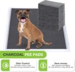 Disposable Dog Pee Pads, 13" x 18" Odor-Control Bamboo Charcoal Fiber Puppy Pads, Super Absorbent Dog Pads, Leak Proof Pet Training Pads, Quick Dry Pads for Dogs Cats Rabbits 50 Counts - Image 5