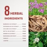 Herba Kidney Cleanse Supplement – 120 Capsules | 8 Herbal Ingredients | Astragalus Root, Uva Ursi, Burdock, Juniper Berry, Nettle Leaf, Ginger, and More | Kidney Cleanser | Made in Canada - Image 6