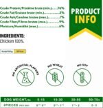 Beloved Pets Dog & Cat Treats, Freeze Dried Chicken Bites 150 GR - Gateries Pour Chien & Chat - High-Protein Snack & Training Small Pets - Only 1 Ingredient Jerky Chews - Image 6