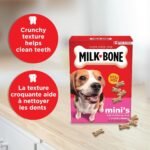 Milk-Bone Original Biscuits, Oven Baked Dog Treats Made with Real Chicken Meat, Crunchy Texture Helps Clean Teeth, Mini Snacks for Frequent Rewards, 475 g (Pack of 12) - Image 6