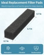 Pawfly 6 Count Mixed Filter Pads for QuietFlow LED PRO Aquarium Power Filter Model 20 & 75 Fish Tank Ammonia Reducer & Activated Carbon & Phosphate Removal Sponges for Water Filtration (Medium) - Image 3