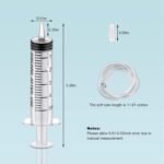 30 Pack 5ml Plastic Syringe Sterile Individual Wrap with Cap, Measurement and Dispensing Syringe Tools for Science Labs, Liquid Measuring, Feeding Pets, Oil or Glue Applicator (30, 5ml) - Image 3
