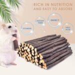 Bissap 460g/1lb Apple Sticks for Guinea Pig, Rabbits Natural Molar Chew Toys for Bunny Chinchilla Guinea Pig Hamster Gerbil and Small Animals Apple Wood Stick Toys Treats (460g/1lb) - Image 3