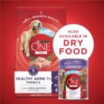 Purina ONE Senior Wet Dog Food, Healthy Aging 7+ Turkey & Barley Entree - 368 g Can (12 Pack) - Image 8