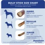 Downtown Pet Supply 12-inch Bully Sticks for Large Dogs, Pack of 4 - Single Ingredient, Rawhide Free Dog Chews for Aggressive Chewers - Nutrient-Rich and Odor Free Bully Sticks for Dogs - Beef - Image 4