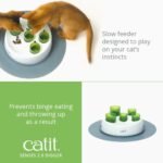 Catit Senses 2.0 Digger Interactive Cat Toy, Green, Cat Toys for Indoor Cats, Cat Toys Interactive, Jouet Pour Chat, Kitten Toys, Jouet Chat, Interactive Cat Toys for Indoor Cats, Cat Games - Image 3