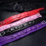MILACOLATO 1PCS Plush Leather Collars Choker with Chain Detachable Leash Rope Cosplay Couple Jewelry for Women Men - Image 6